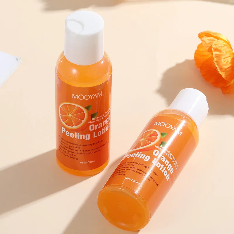 Orange Peeling Lotion Peeling Öl Körperlotion Sanfte Peeling Gel Zerreißbare Ramen Wachs Orange Peeling Lotion Großhandel