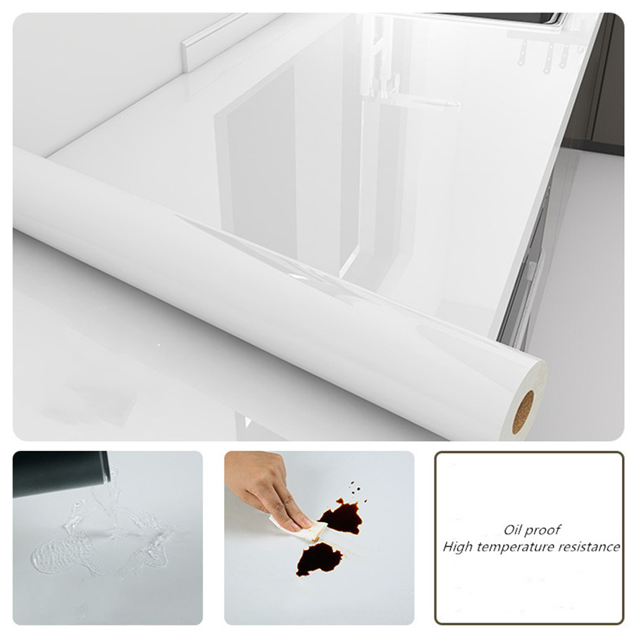 Rollo de 60cm de pegatina de pared a prueba de aceite para cocina, pegatinas autoadhesivas impermeables para decoraciones de renovación de gabinete de encimera de estufa
