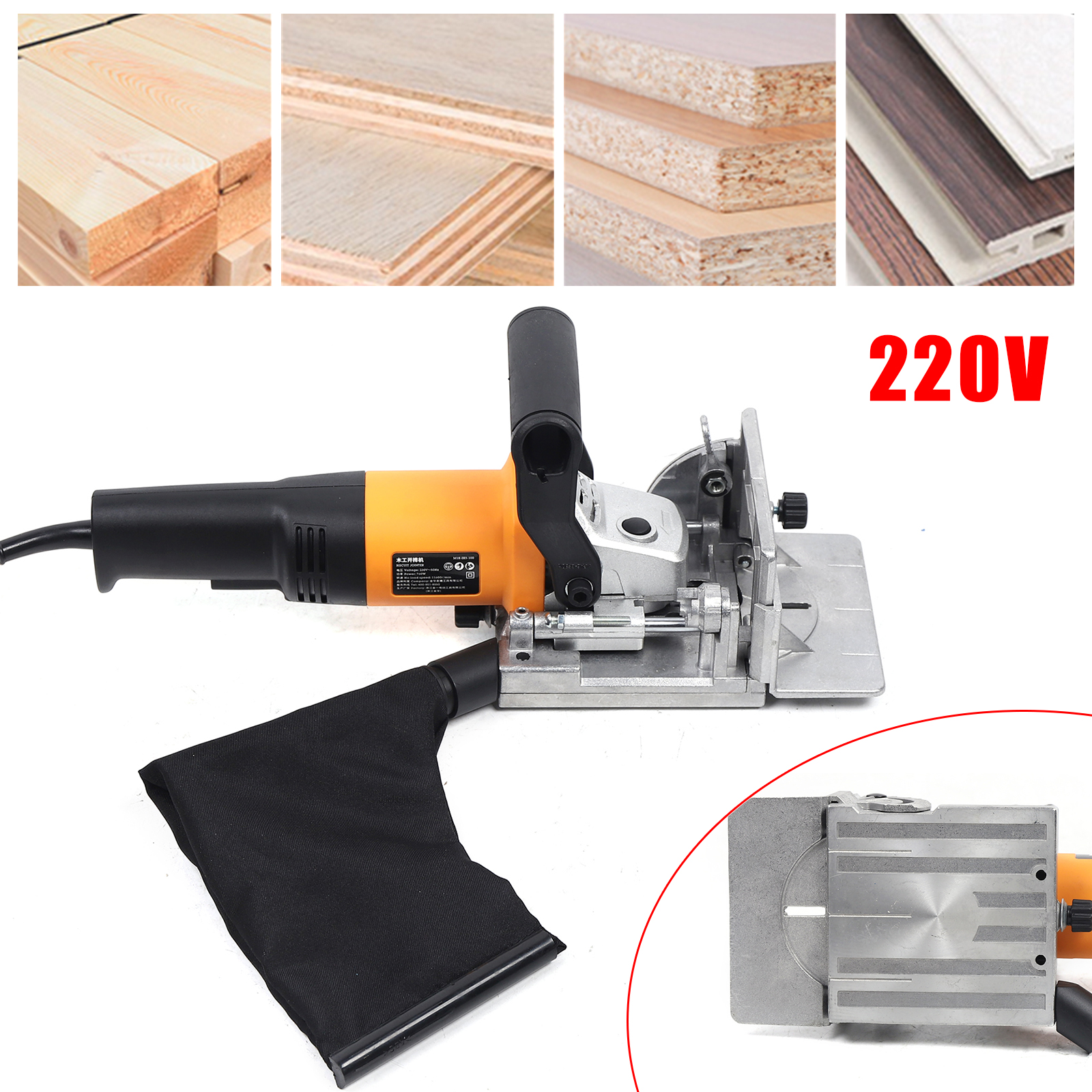 Holzbearbeitung Zapfenschneidemaschine Multifunktionale Anfasmaschine Fabrik Holzbearbeitung Schneidemaschine zum Spleißen von Holz 220 V