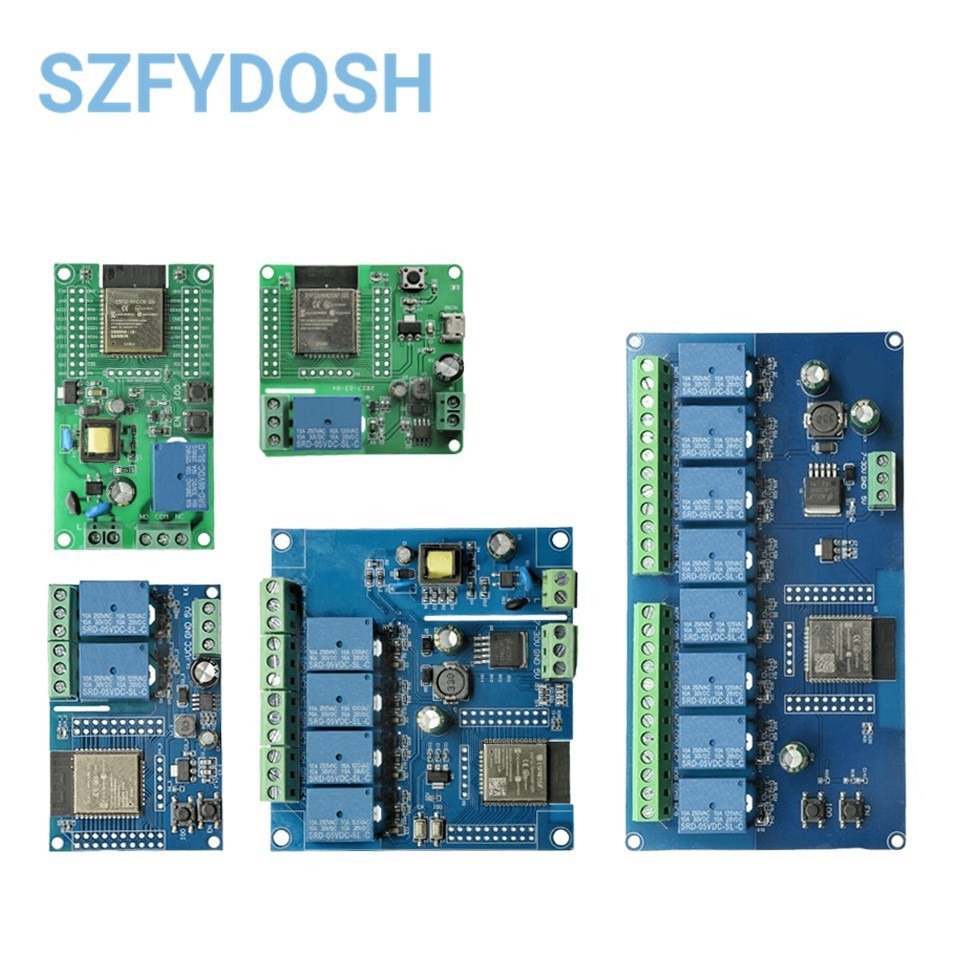 1/2/3,5-канальный ESP32 WIFI Bluetooth-совместимый модуль реле BLE AC90-250V/DC5-30V источник питания