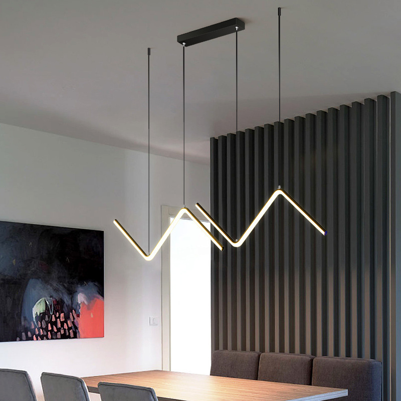 Alumínio Jantar Lâmpada Pingente, Design Criativo Sense, Modern Minimalista Restaurante Lâmpada Pingente, Nordic Minimalista Linha