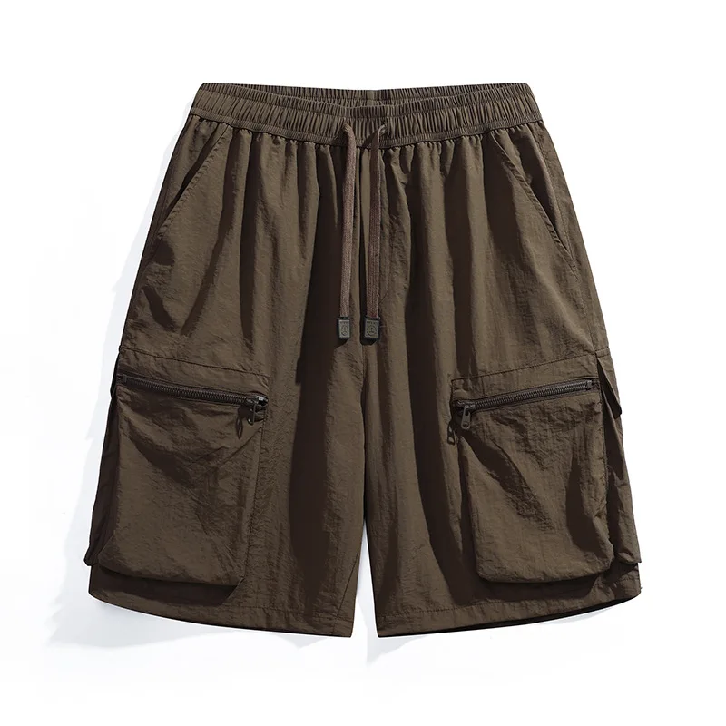 IJszijde Nylon Herenshorts Sneldrogend Bermuda Heren Extra groot formaat 12XL Zomer Licht Multi Pocket Groot Plus Sport Cargo Rijbroek