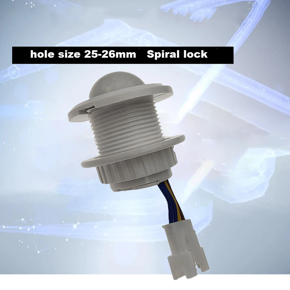 Sensor de luz automático de movimiento infrarrojo, interruptor de Detector IR, cc 12V, 24V, CA 110V, 220V, lámpara de noche de inducción del cuerpo humano