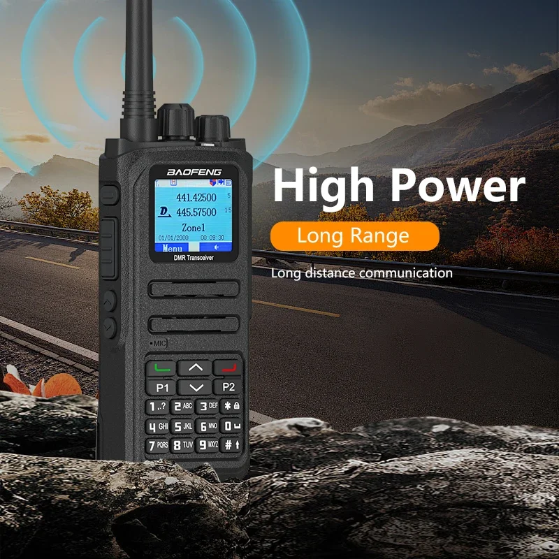 Baofeng DMR DM-1701A Upgrade Open GD77 5W Digital Walkie Talkie Longe Range Dual Mode Analog Dual Time Slot Tier 1+2 Amateurfunk