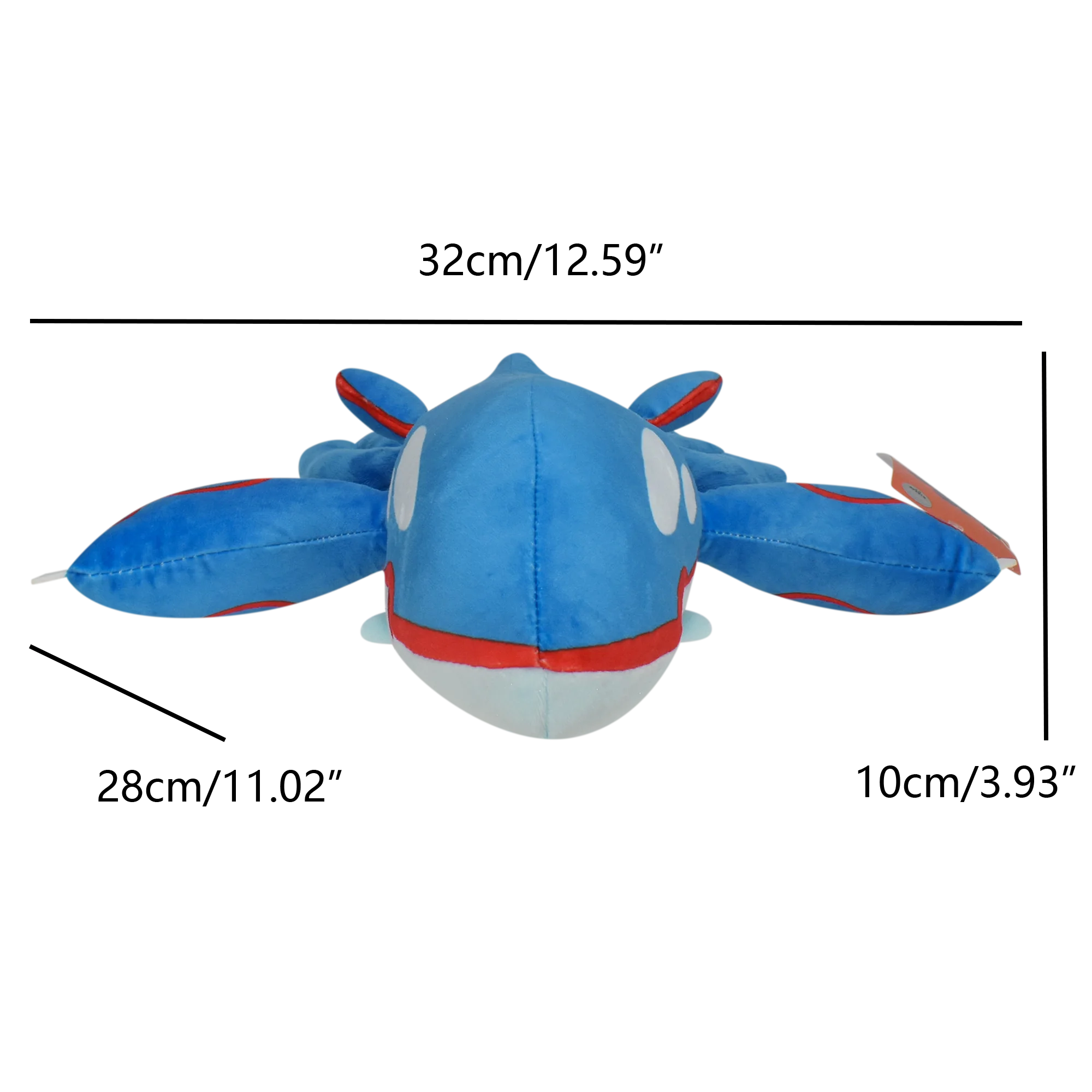 Peluche Mega Rayquaza Plüschtier Groudon Kyogre Mudkip Torchic Treecko Anime Cartoon Gefüllte Puppe Kinder Kinder Geschenke