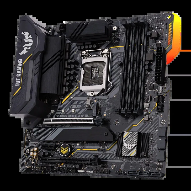 Aotesier TUF GAMING B460M-PLUS (WI-FI) Intel B460 (LGA 1200) placa base micro ATX DDR4 128G PCI-E 4,0 M.2 HDMI USB 3,2 ATX
