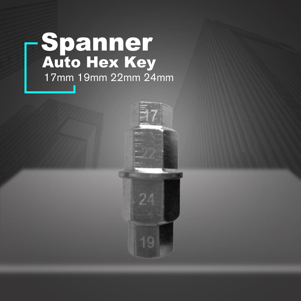 Motorbike Wheels Steel Motorcycle Front Axle Socket Driver Spanner Spindle Sleeve Auto Hex Key 17mm 19mm 22mm 24mm Wrench Socket