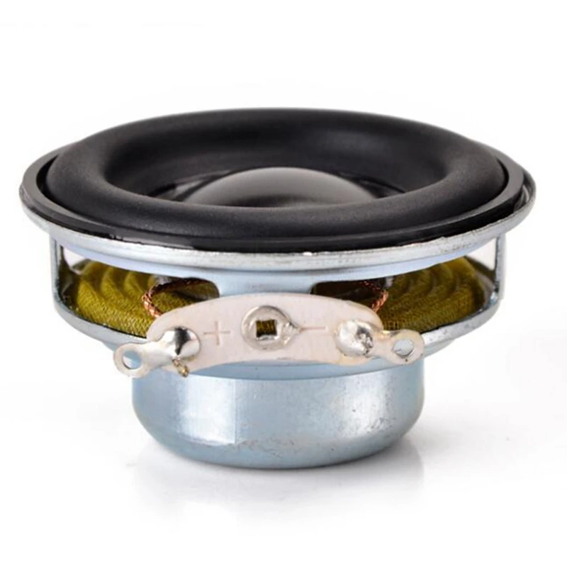 2Pcs 40MM Mini Audio Portable Speakers 16 Core 4 Ohm 5W Full Range Speaker Rubber Side Ndfeb Magnetic Speaker