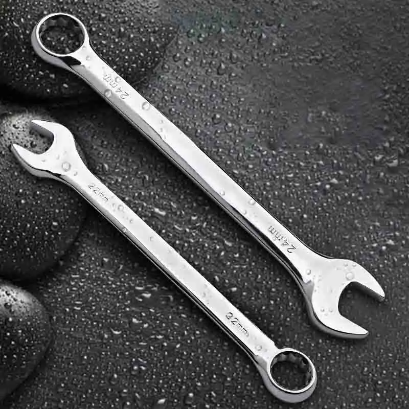 Dual Purpose Wrench Open End Wrench Set Ended Spanner Kits Chrome Vanadium Steel Hand Tools Socket Key Ratchet Mechanical Tools