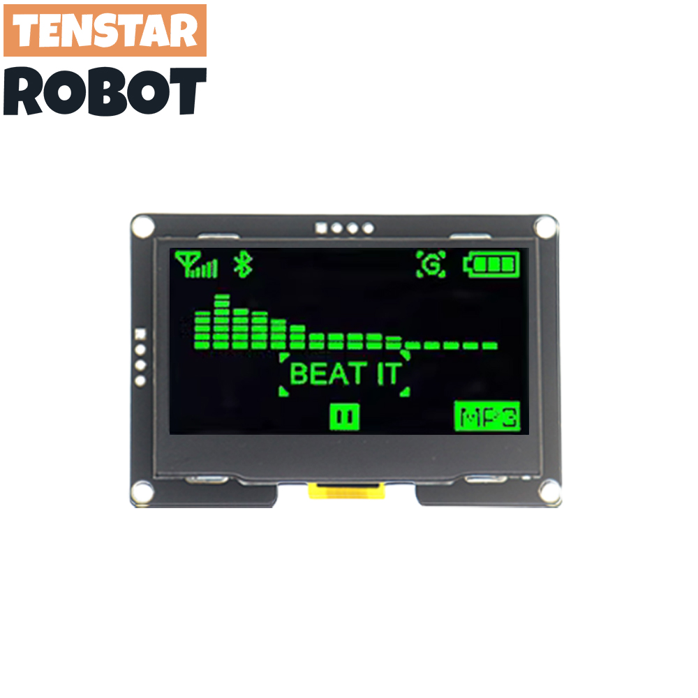 OLED 2.4" 2.42 Inch 128x64 LCD Display SSD1309 12864 4 Pin IIC I2C SPI Serial Interface