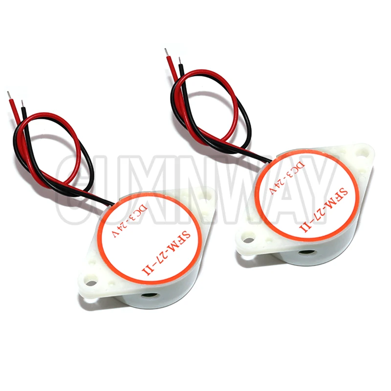2個/4個間欠ビープ音高デシベルDC 3-24V 12VブザーSFM-27アクティブブザービープアラーム95DB 3015、Arduino用