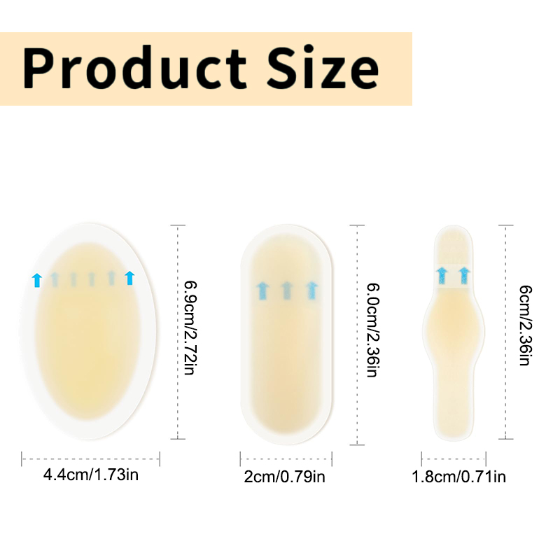24 5pcs Adhesive Hydrocolloid Gel Blister Plaster Heel Anti-wearing Heel Sticker Pedicure Patch Plaster Foot Care Tools