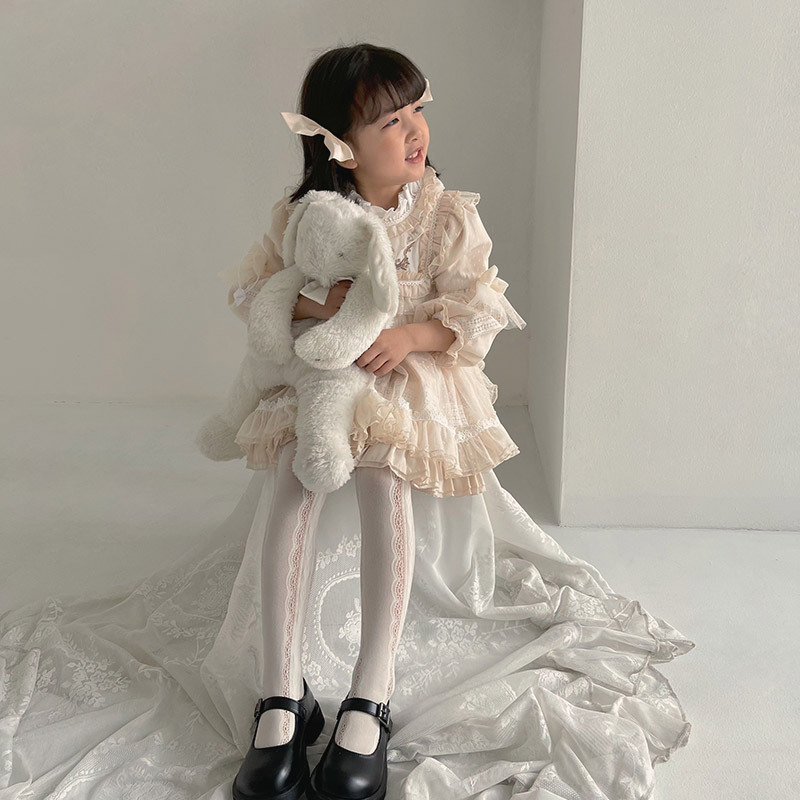 Calze da ragazza Collant estivi Collant da ragazza chic per bambini Calze a rete Collant da danza classica. Calze a rete per bambini