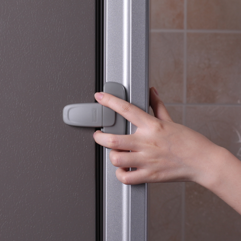 EUDEMON, 1 pieza, tope de puerta de refrigerador de seguridad para bebés, cerradura de frigorífico de una sola puerta, cerradura de seguridad para congelador para niños, parada para niños de abrir el frigorífico