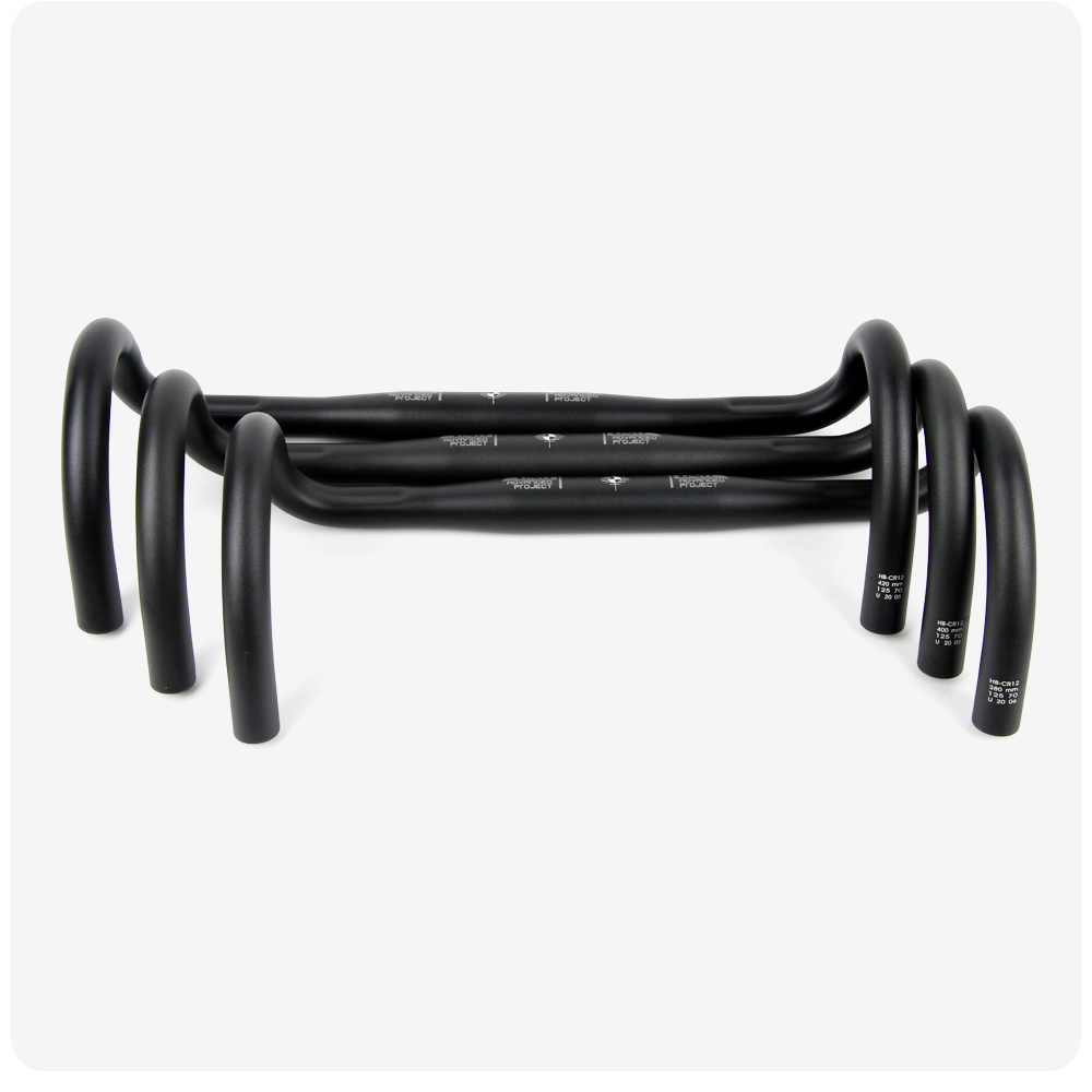 Manillar de bicicleta de carretera de carreras ultraligero UNO, barra doblada de 25,4/31,8 MM 360/380/400/420/440/460MM 6061, manillar de vástago de aleación de aluminio