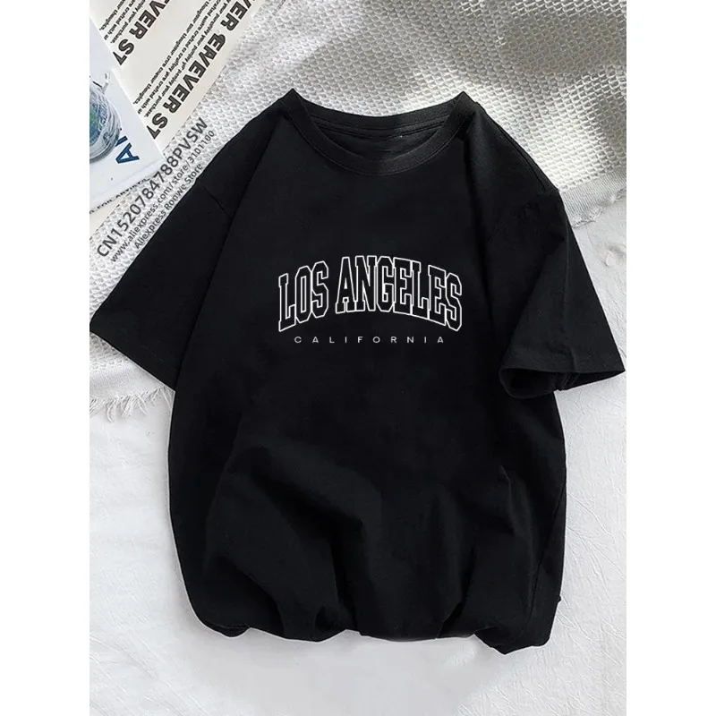 Mulheres brooklyn carta impressão t camisa menina gráfico harajuku 2023 streetwear roupas causal feminino y2k topos t
