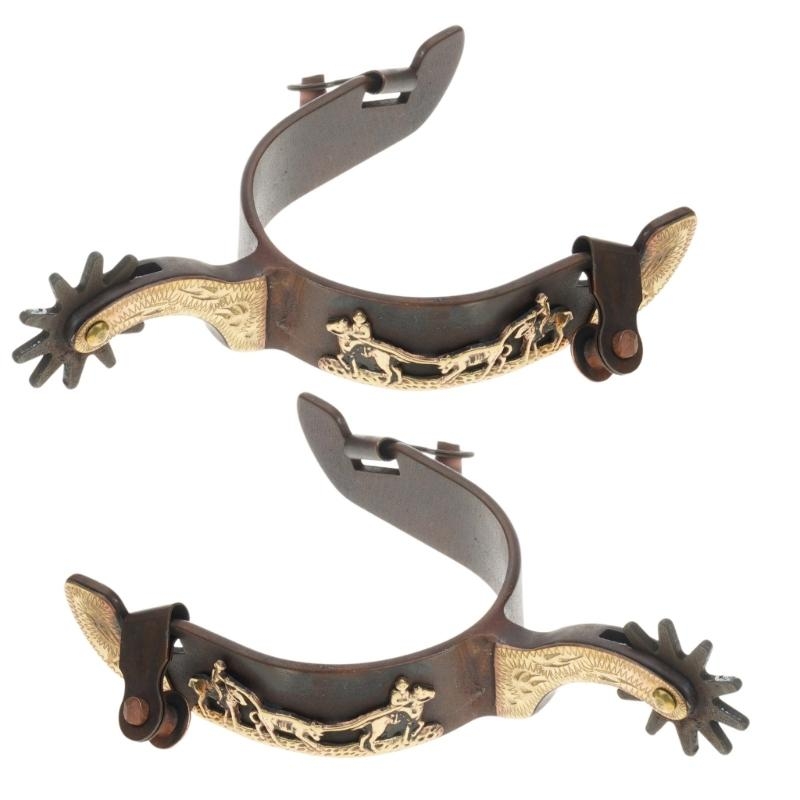 R6fe Horse Spur Замена мягкой стали Western Cowboy Spur Spuring