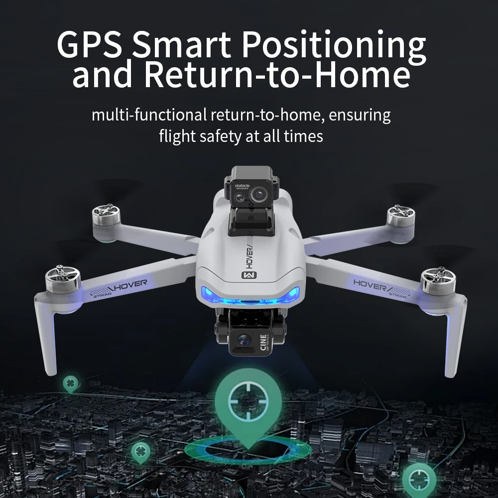 Nouveau Drone X40 Max 4K caméra HD professionnelle antenne à cardan 3 axes grand écran 4,5 pouces évitement d'obstacles GPS sécurité Drone FPV