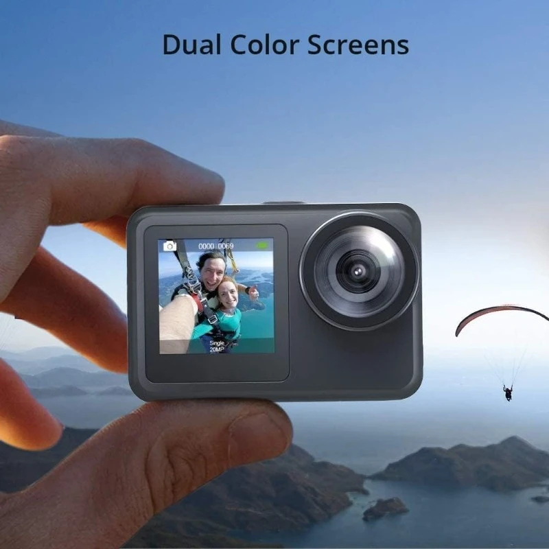 Brave 7 LE 4K30fps Action Camera with 64GB MicroSDXC U3 Memory Card Accessories Kit Bundle Ultra HD