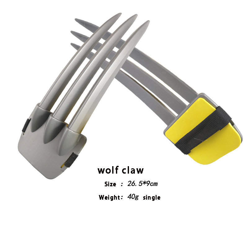 Garras de lobo, garras de gato, máscara de lobo iluminada, capa, garras de wolverine, juguetes