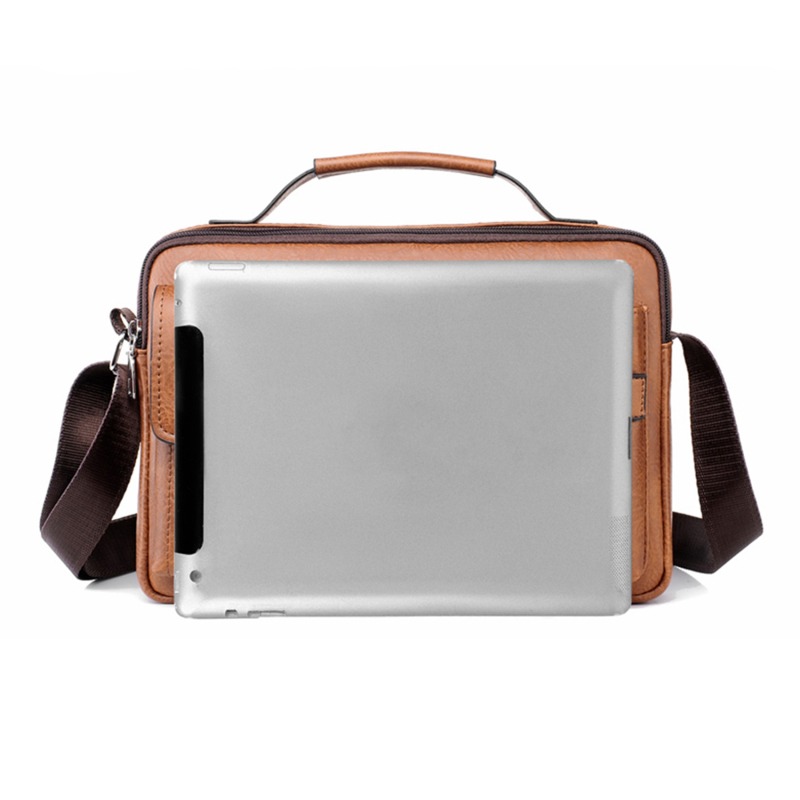 Männer Vintage Schulter Tasche Pu Leder Business Umhängetasche Für Mann Mode Kleine Männliche Umhängetaschen Handtaschen 2024 Neue
