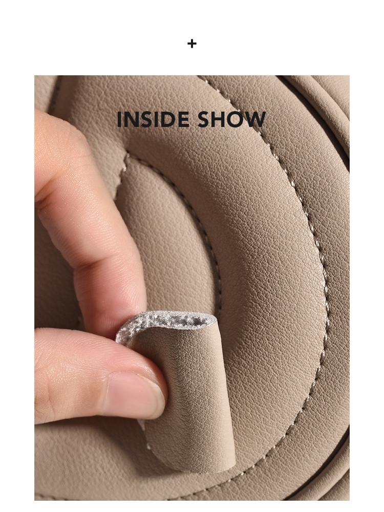  Bolsa Transversal de Couro com Design de Nariz de Porco para Mulheres, Nova Bolsa para Telefone 2025, Bolsa de Cintura V...