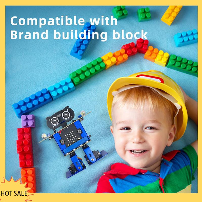 A66Z Happybot Programmierauto +XR Scratch Biped Walking Dance Music Micro:Bit Motherboard APP