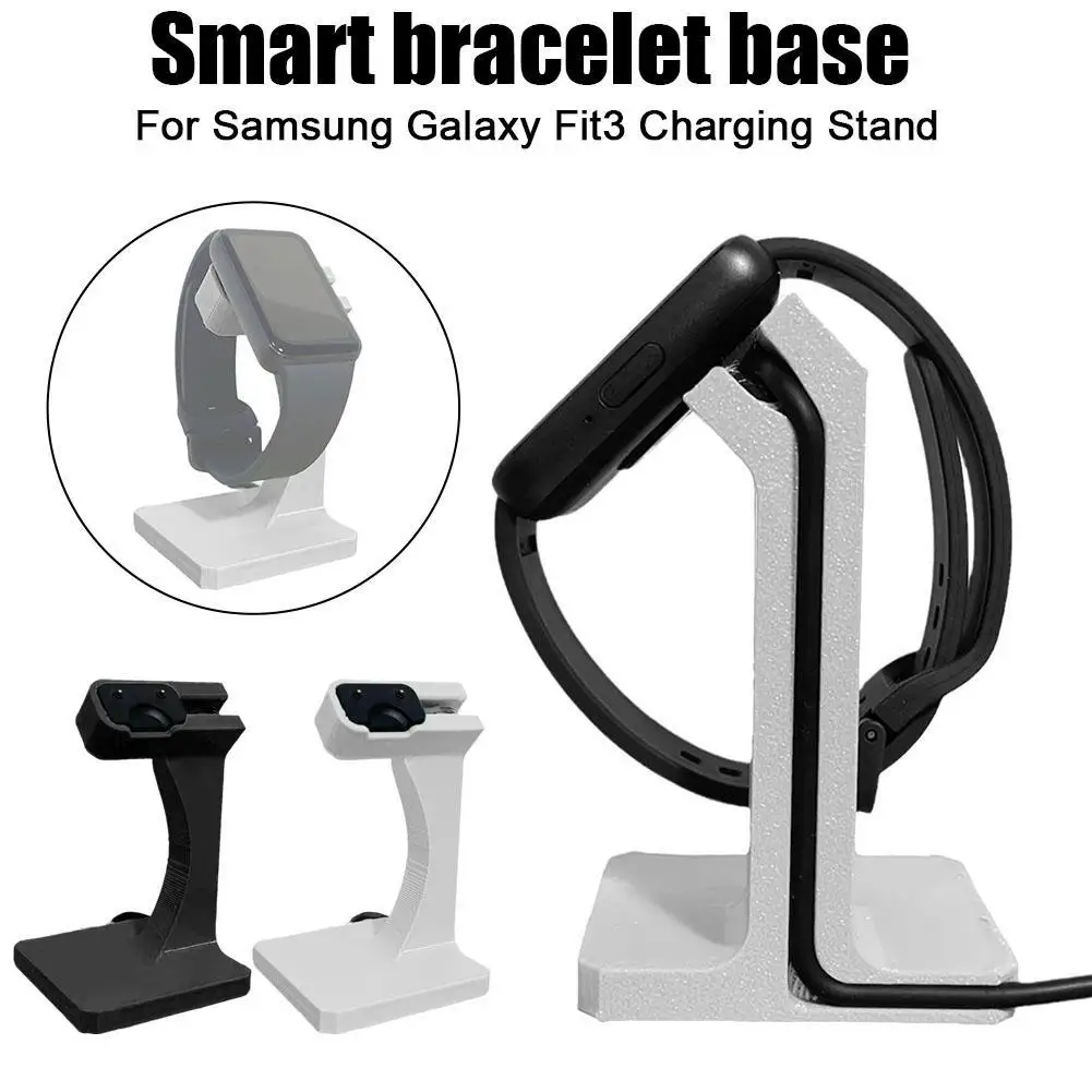 Dasar Dok pengisian untuk Samsung Galaxy Fit 3 3D pencetakan gelang jam tangan pemegang pengisi daya dudukan penyimpanan untuk Galaxy Fit3