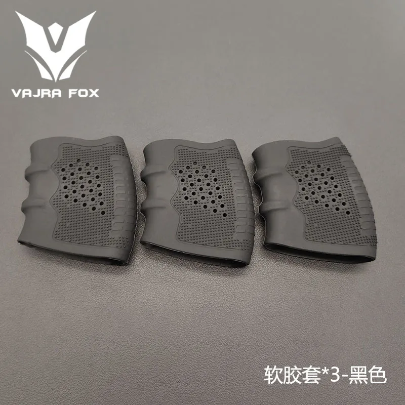 Capa tática universal para aperto de arma, capa de borracha antiderrapante para glock g17, g18, g19, acessório de arma