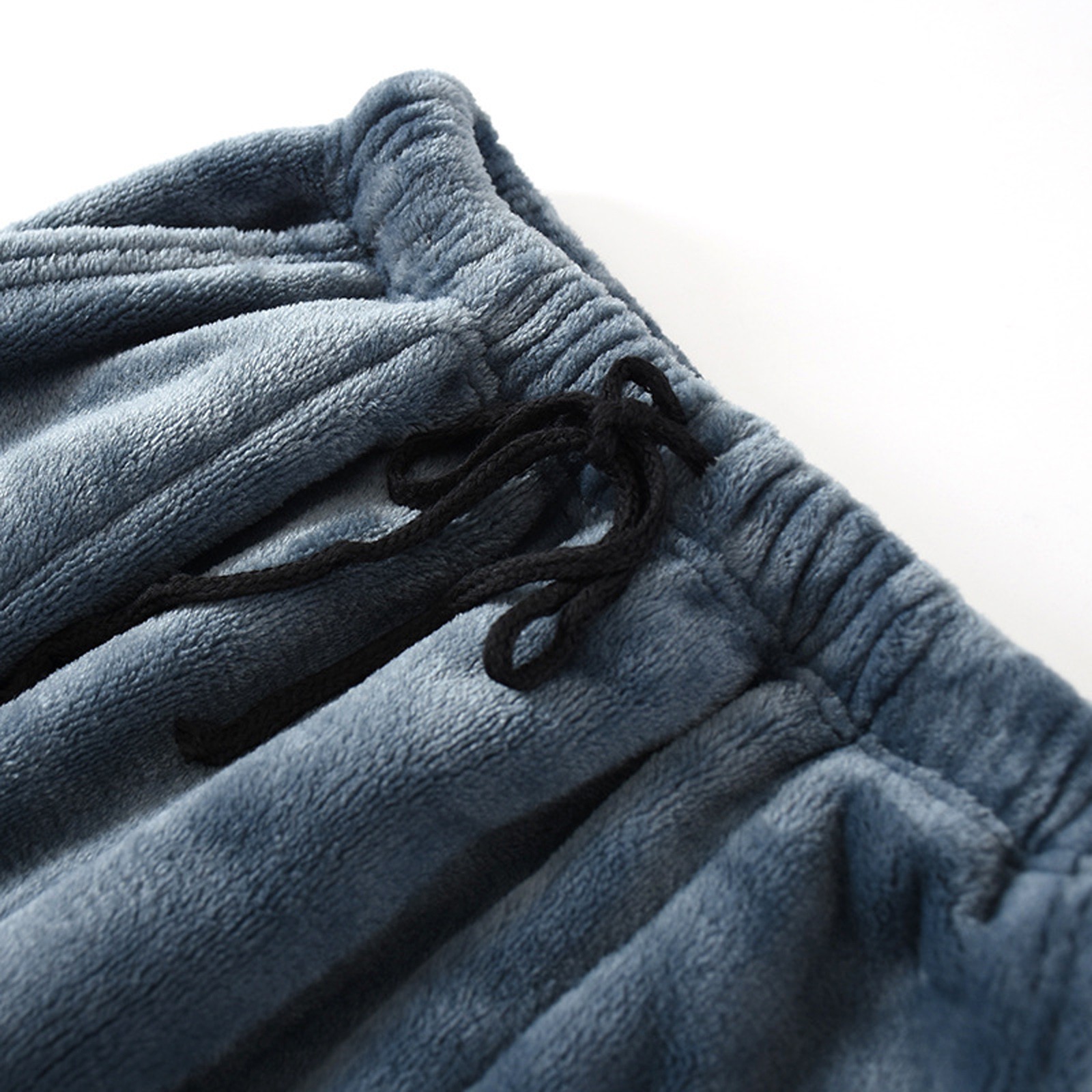 Pantalones de pijama de franela para hombre, camisón de lana de Coral grueso, pantalones sueltos cálidos, ropa de casa de gran tamaño, Otoño e Invierno