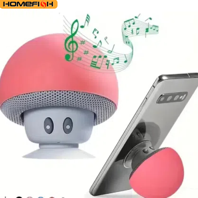 Wysokiej jakości bezprzewodowy głośnik Bluetooth o zasięgu 30 stóp Subwoofer z przyssawką Nadaje się do jazdy na rowerze na pikniku na świeżym powietrzu