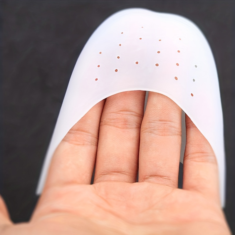 1 par de punteras de Gel suaves para Ballet, almohadillas para zapatos de atleta, Protector de bolsa de Gel de silicona con transpirable