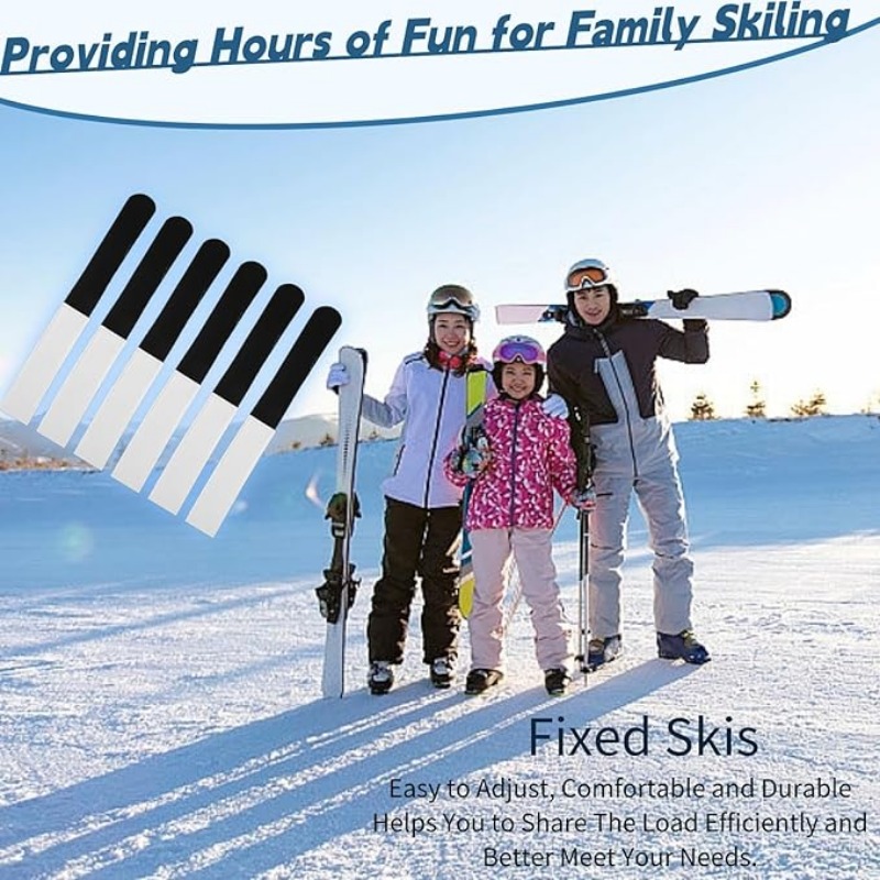 Outdoor Skis Fixing Band Ski Brake Retainer Skiing Straps Skijoring Skis Fixing Band Wrap Snowboarding Straps Sled Ski Accessary