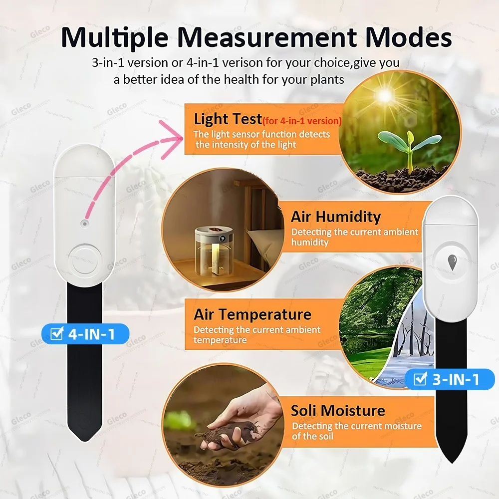 Tuya Smart Life Zigbee-probador de humedad del suelo, higrómetro, Sensor de temperatura del suelo para riego de automatización de jardín doméstico