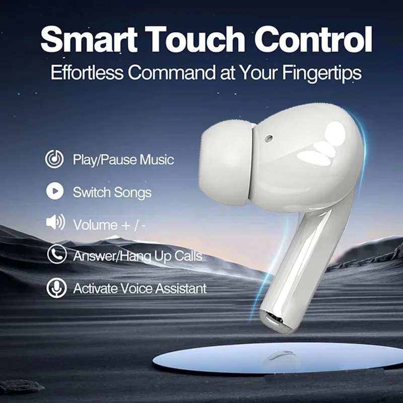 USAMR Airs Pro auriculares inalámbricos Bluetooth 5,2 TWS auriculares Siri ventana emergente impermeable con micrófono para IPHONE Android