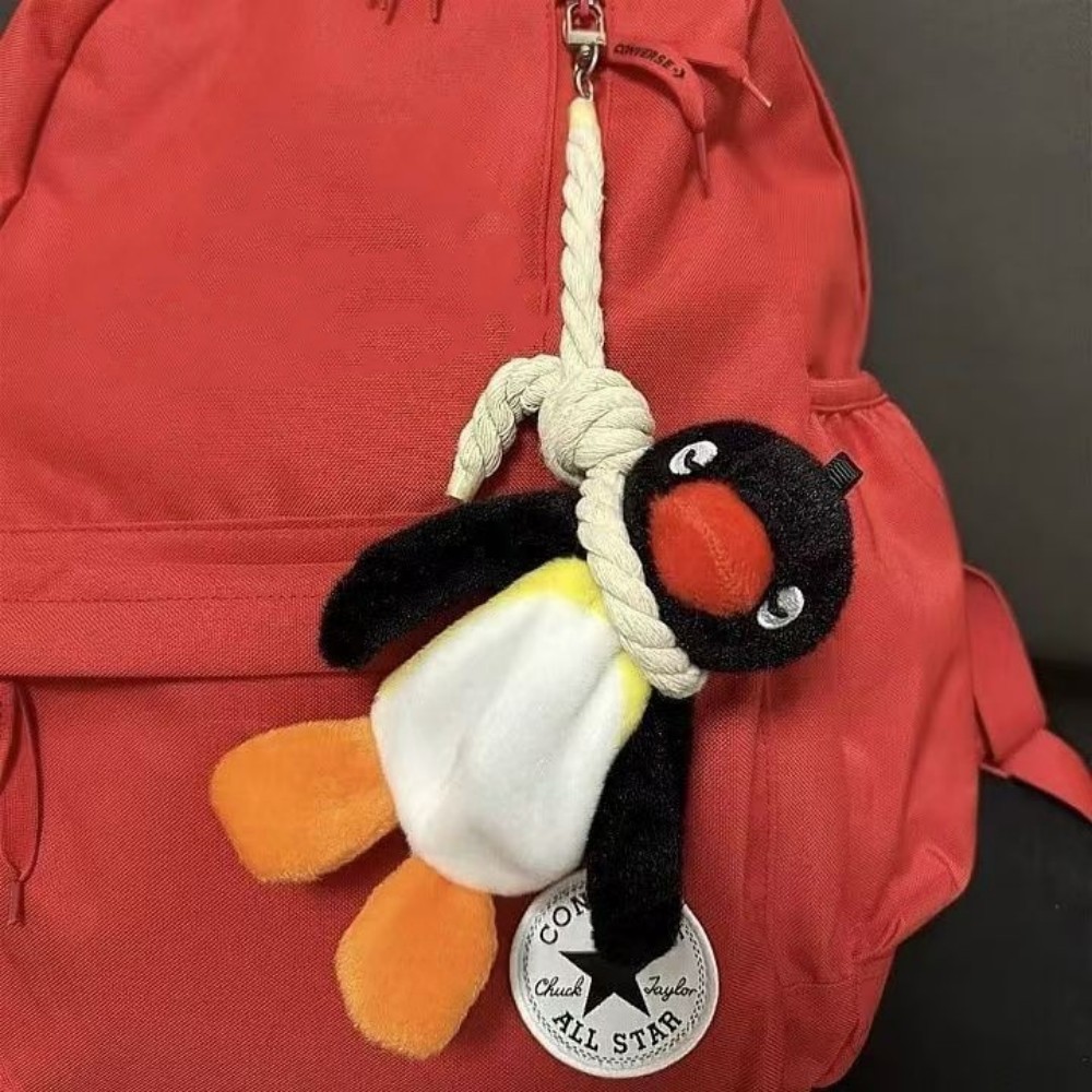 16 cm Schöne Pinguin Plüsch-schlüsselanhänger Niedlichen Pinguin Puppe Rucksack Anhänger Kreative Tier Puppe Schlüsselbund Mädchen Frauen Tasche Zubehör