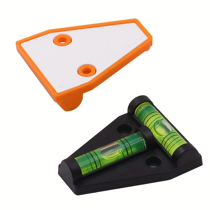 Nivel triangular de burbuja Horizontal, nivel de burbuja Circular verde Bullseye, alcance tipo T, Kit de medición de burbujas de espíritu de precisión