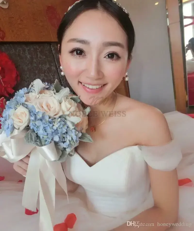 One Pair removable shoulder straps Wedding Party Dress Tulle shawl, wedding gauze, arms Straps Customized