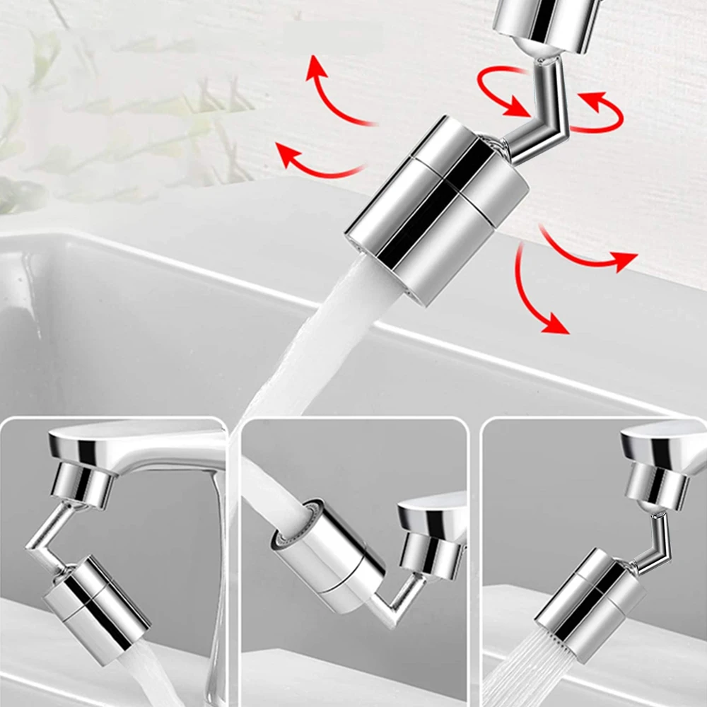 720 Rotatable Tap Aerator Splash-proof ก๊อกน้ํา Sprayer หัวน้ําพลาสติก Splash Tap Head อ่างล้างหน้า Tap Extender Adapter