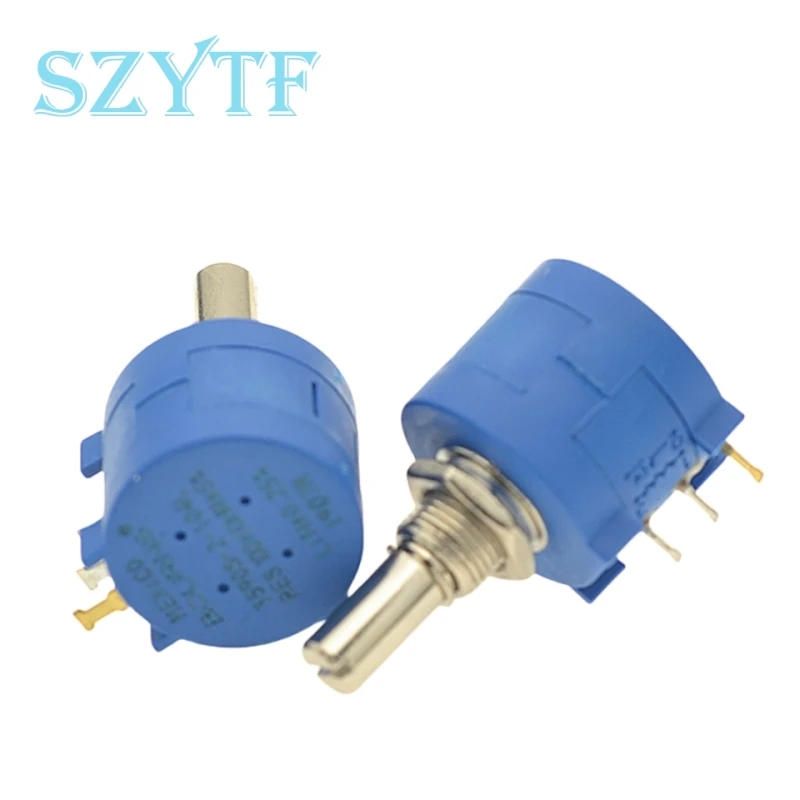 3590S-2-103L 103 102 104 503 3590S 10K 1K 100K 50K ohm Potenziometro multigiro di precisione Resistenza regolabile a 10 anelli