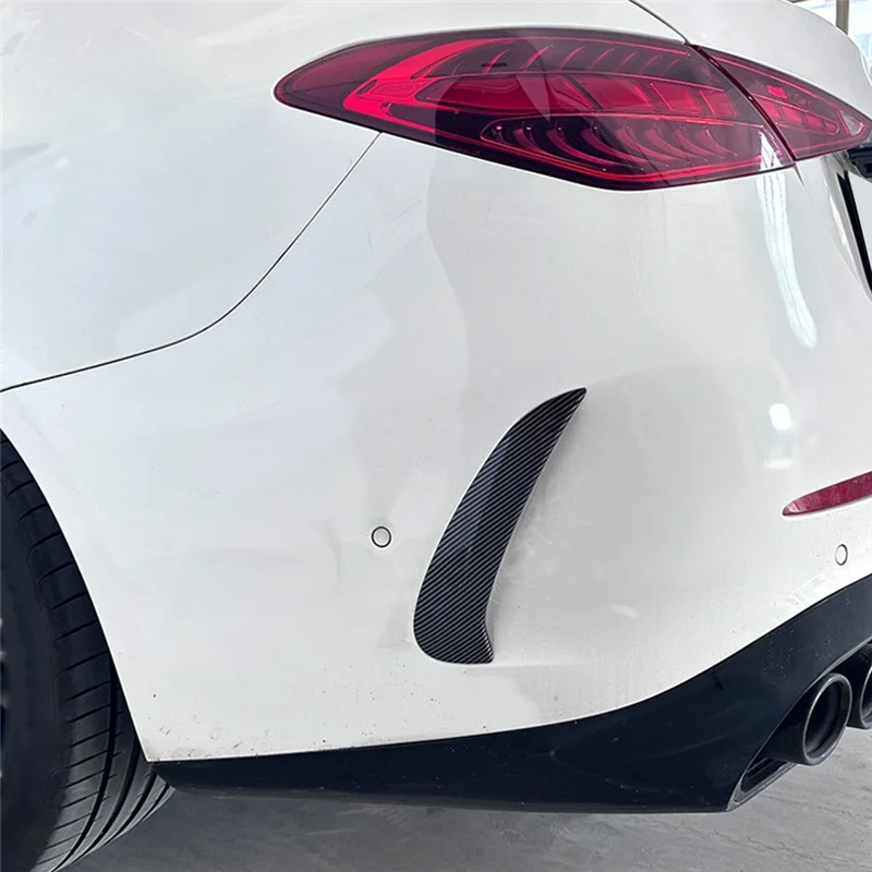 M93K-Spoiler Bumper Belakang Serat Karbon Penutup Trim Ventilasi Udara Untuk C-Class W206 C260 2022+ Aksesoris Suku Cadang Mobil