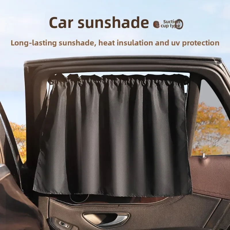Ventosa cortina na janela do carro pára-sol capa dos desenhos animados universal janela lateral pára-sol proteção uv para criança bebê crianças
