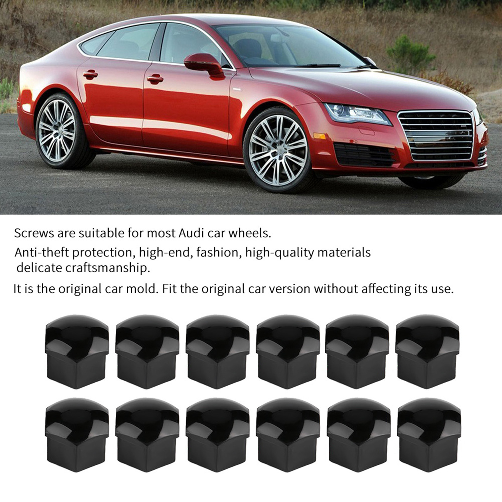 20 teile/satz 17mm Auto Rad mutter Kappen Schutz abdeckungen Kits Anti-Rost Auto Nabe Schraube Abdeckung Autoreifen Mutter Schraube Außen dekor