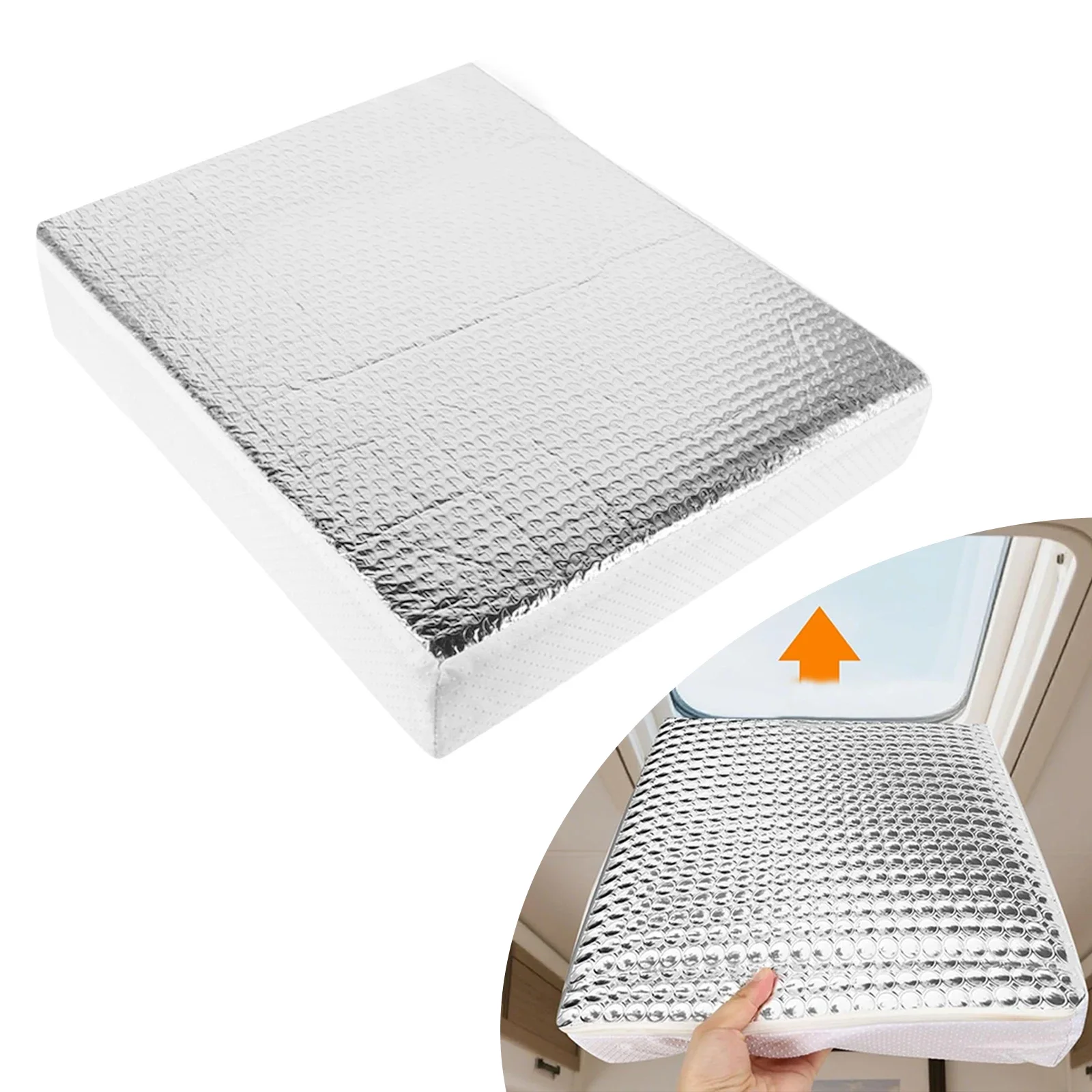 Couvercle de ventilation universel pour camping-car, 14x14 pouces, couvercle relevable, remplacement étanche pour camping-car, installation facile, blanc (1 paquet) ​