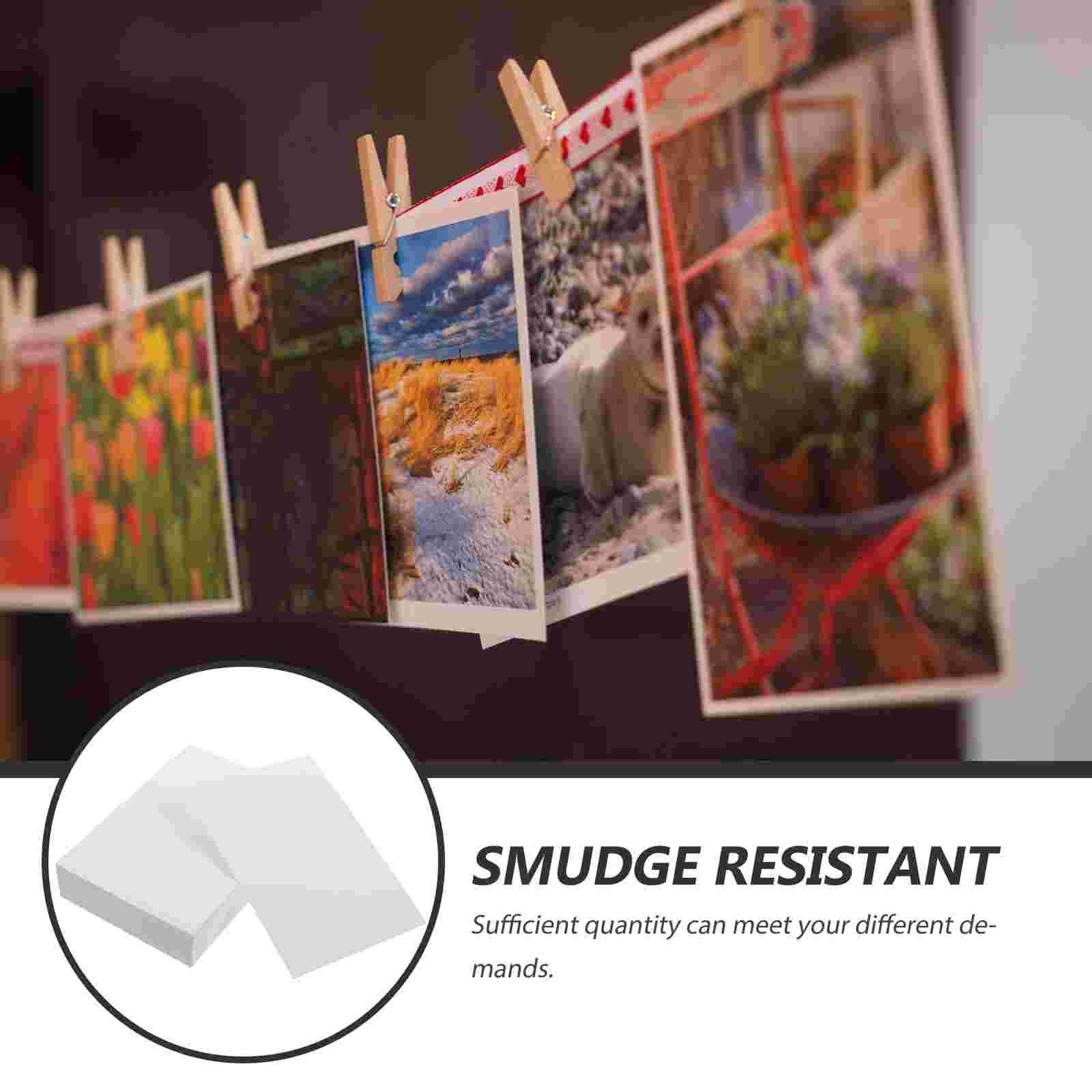 Papier photo brillant à séchage rapide pour imprimante, 100 feuilles, 6 pouces, partage de pignons, impression photographique