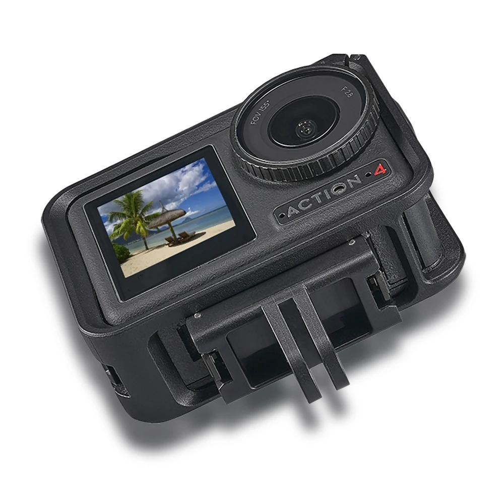 Adaptador magnético de duas garras, rosca 1/4 para dji action 4 3, porta universal para dji action 4 /dji action 3, acessórios para câmera