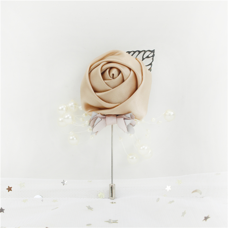YO CHO de boda para hombres, ramillete de boda, flor, rosa de seda, Pin de ojal, planificador de boda, ramillete de boda