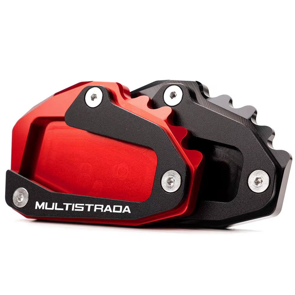 Para DUCATI Multistrada 950 1100 1260 1200 S GT 1200S V4 accesorios soporte lateral para motocicleta tapas de válvula de almohadilla de extensión