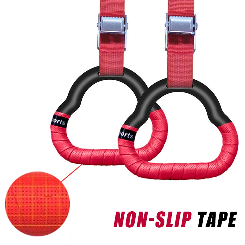 แหวนยิมนาสติกเด็กกีฬาของเล่นลื่นแหวน Swing สายรัดปรับ Pull-up ออกกําลังกายยิมนาสติกฟิตเนสอุปกรณ์ของเล่น