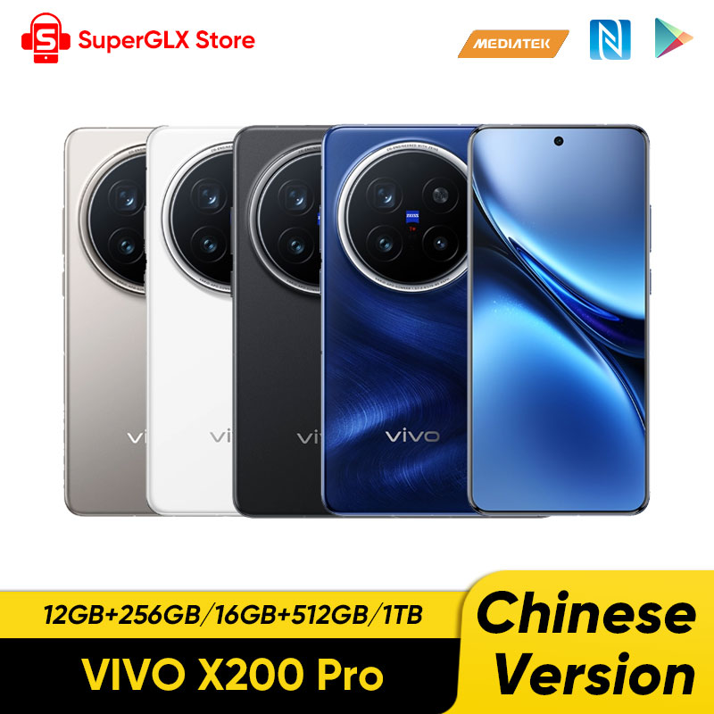 VIVO X200 Pro Chinese Version 5G Dimensity 9400 CPU 6.78 inch AMOLED 120HZ Screen 6000mAh 90W Flash Charger OTA NFC 50MP camera